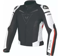 Chamarra Dainese Super Speed Negro/blanco/rojo