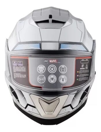 CASCO EDGE MARVEL IRON MAN SILVER