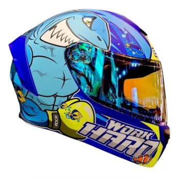 CASCO EDGE SHARK AMARILLO - Image 2