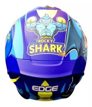 CASCO EDGE SHARK AMARILLO - Image 4