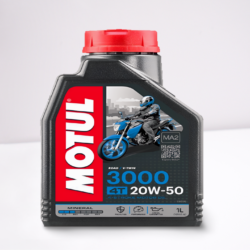 ACEITE PARA MOTOCICLISTA 4T 20W-50 3000+